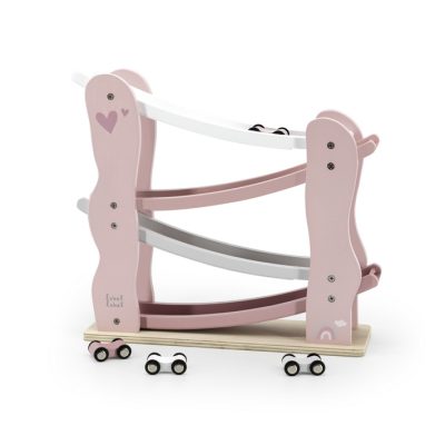 Label Label Drvena trkača staza – Car slider Pink