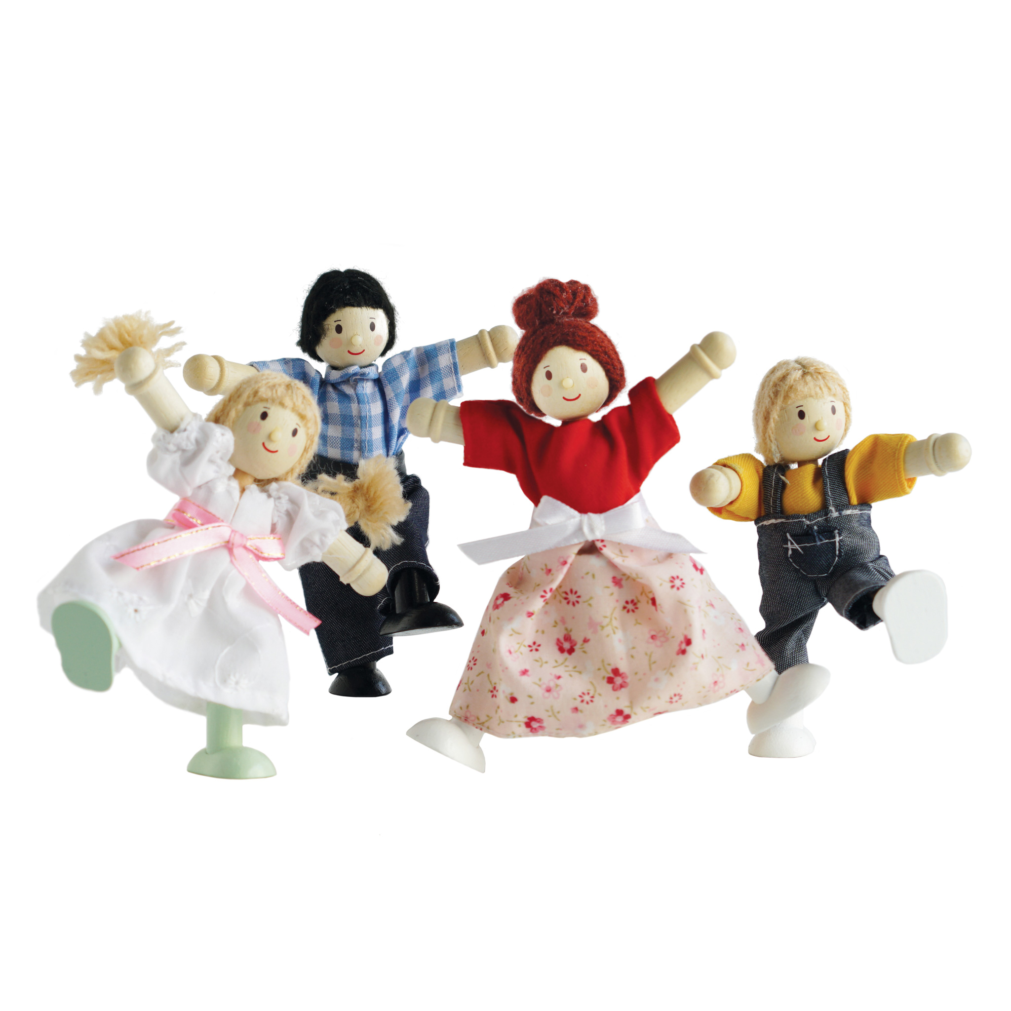 P053-my-family-jumping-group-image-on-white Le Toy Van Moja porodica lutaka - Image 1