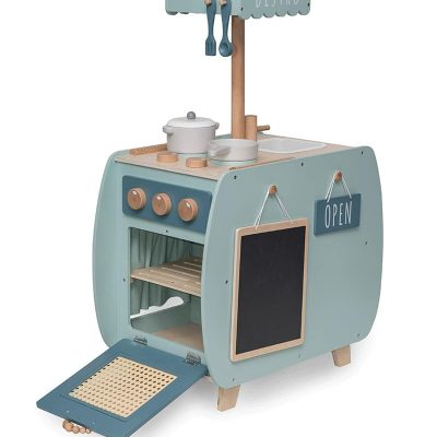 Label Label Drvena dječija kuhinja Bistro – Green