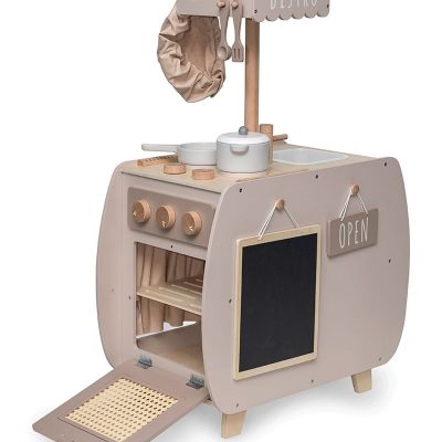 Label Label Drvena dječija kuhinja Bistro – Nougat