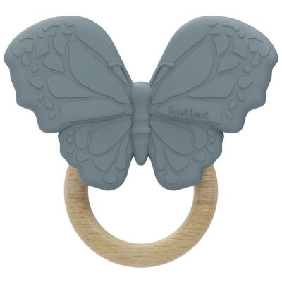 Label Label silikonska Glodalica Grickalica - Leptir Blue