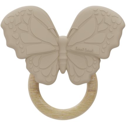 Label Label silikonska Glodalica Grickalica - Leptir Nougat