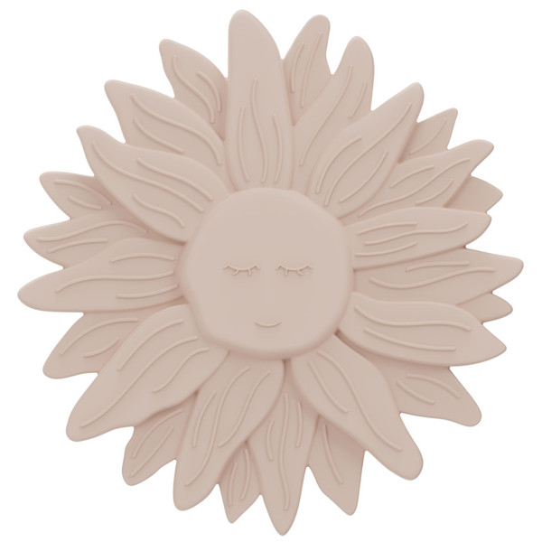 label_label_zonnebloem_roze_silicone_bijtspeeltje_llst-26832 Label Label silikonska Glodalica Grickalica - Suncokret Pink - Image 1