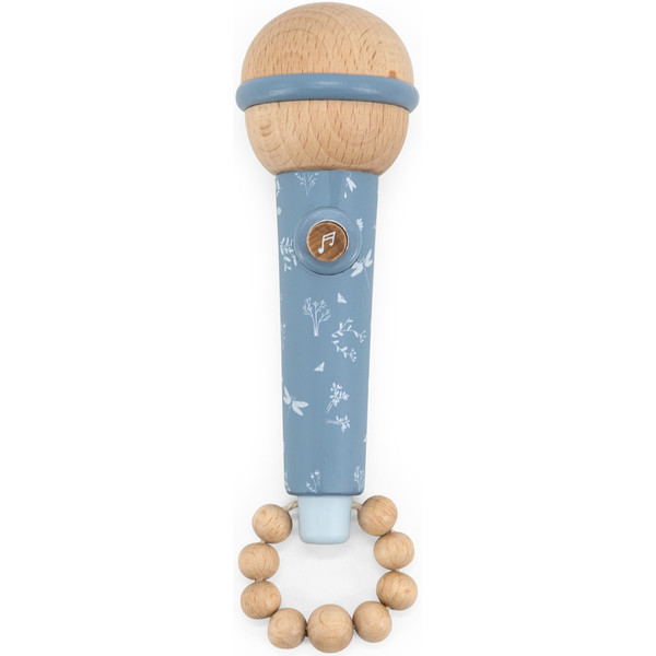 Label Label Drveni mikrofon - Blue - Image 2