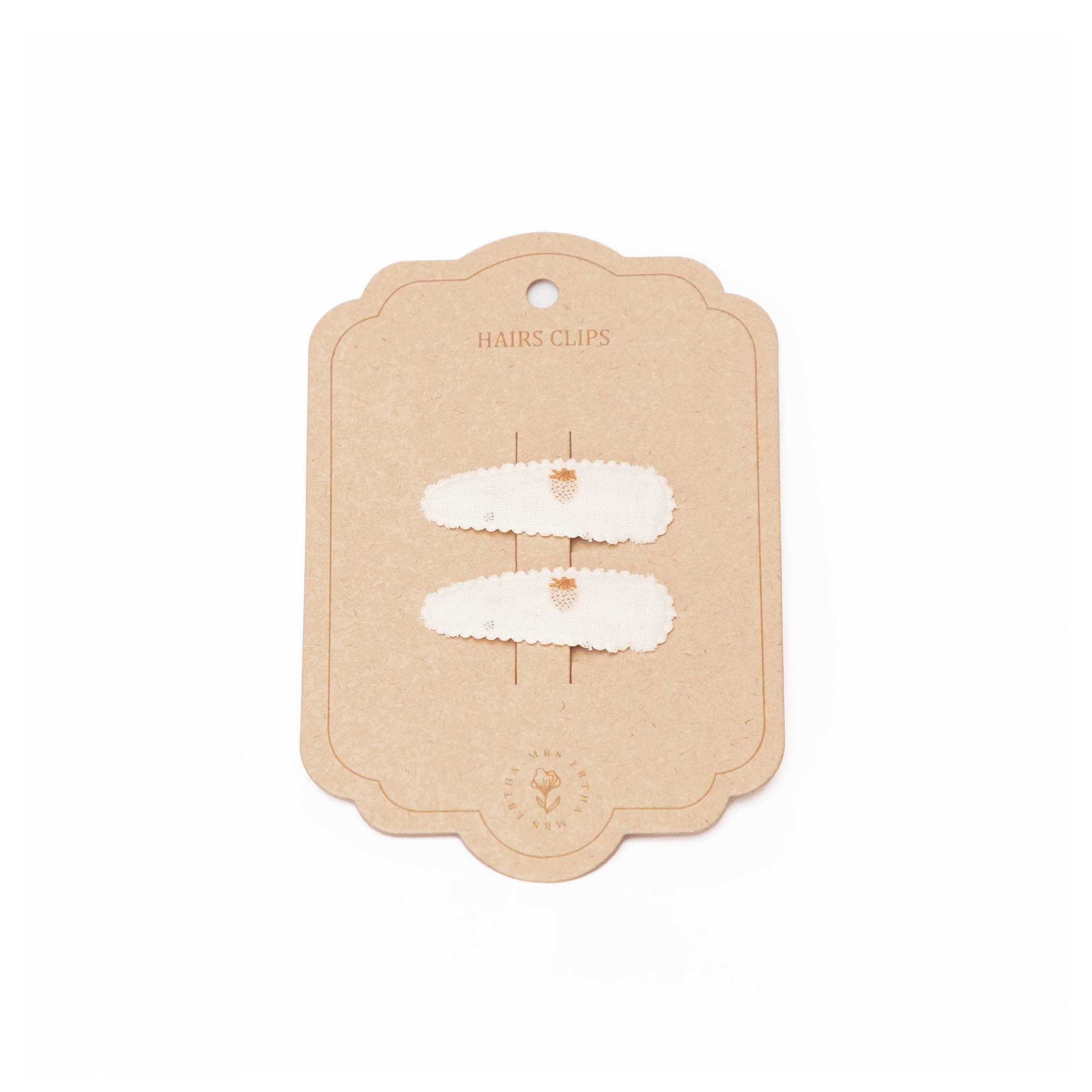 Hair Clips Strawberries mood Mrs Ertha Šnalice - Strawberries mood