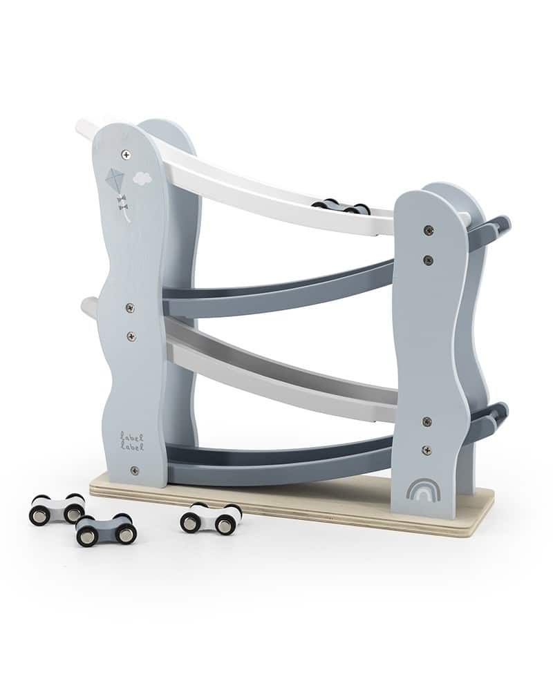 LLWT-25132-02 Label Label Drvena trkača staza – Car slider Blue - Image 1