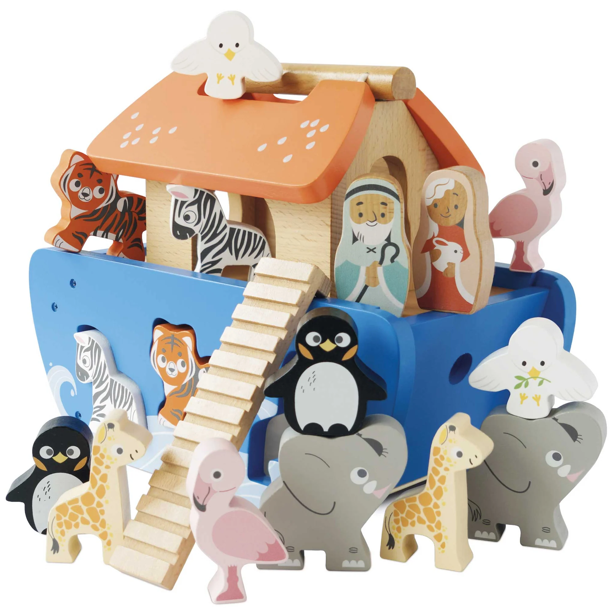 TV212-noahs-shape-sorter-ark-and-animals Le Toy Van Noina arka - sortiranje oblika
