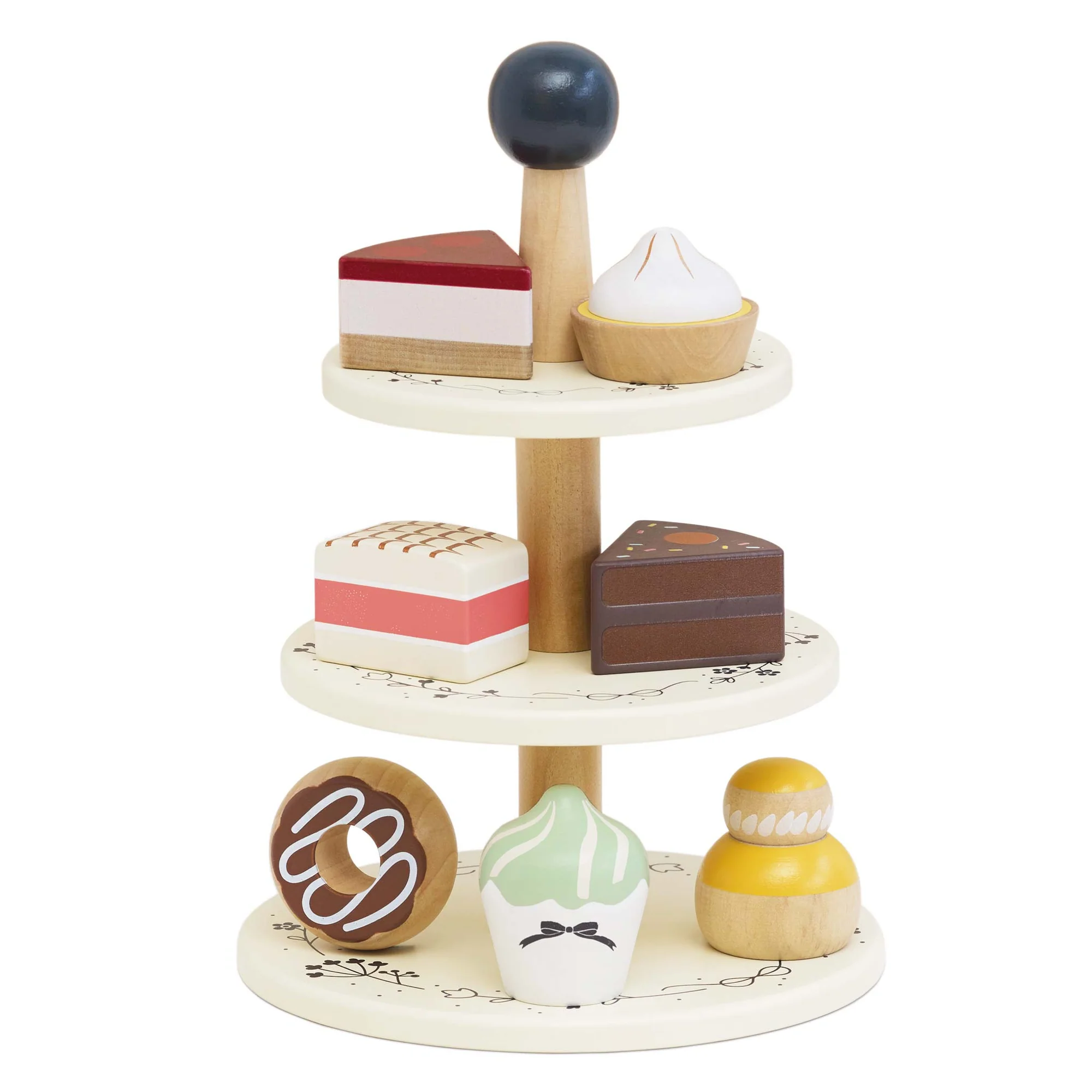 TV288-three-tier-patisserie-cake-stand Le Toy Van Drveni trospratni stalak za kolače - Image 1