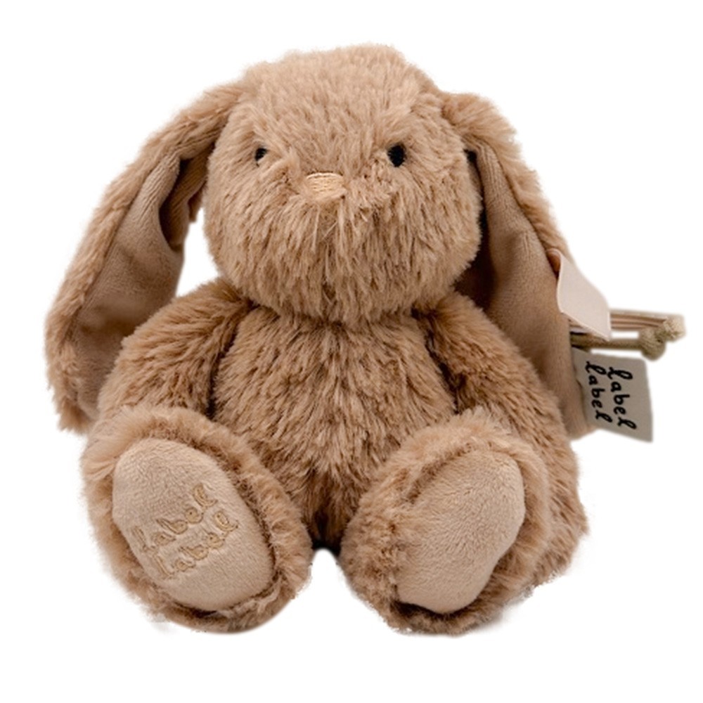 label-label-soft-toy-rabbit-rosa-s-nougat Label Label Plišana igračka – Rabbit Rosa S (15cm) - Nougat - Image 1