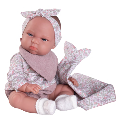 Antonio Juan lutka beba TUFI s dekicom i podbradkom 34 cm