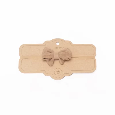 Mrs Ertha Traka za kosu s mašnom - Taupe