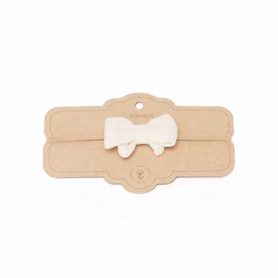 Mrs Ertha Traka za kosu s mašnom - Vanilla