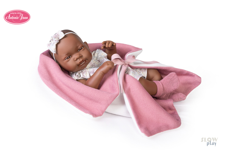 w50288ok Antonio Juan lutka beba Mulata sa dekicom 42cm - Image 1