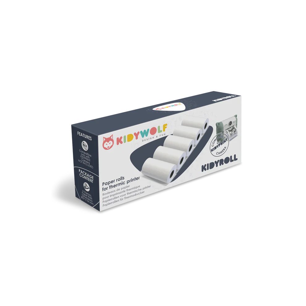KIDYROLL-PA-01 Kidywolf KIDYROLL 5 termo rolni za KIDYPRINT kameru - Stickers - Image 1