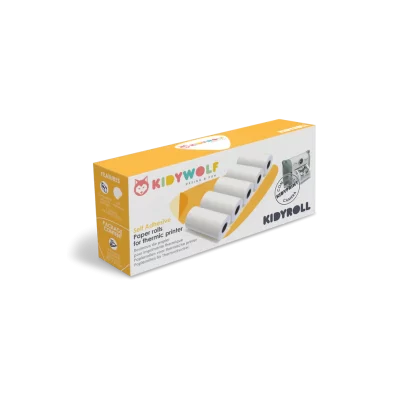 Kidywolf KIDYROLL 5 samoljepljivih termo rolni za KIDYPRINT kameru - Stickers