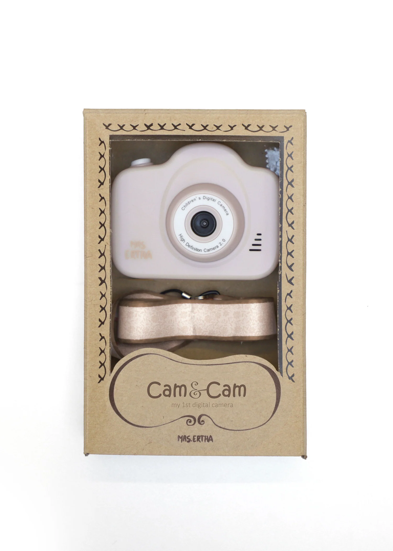 MRE1209-bbs1 Mrs Ertha Cam Cam v25 - Moj Prvi Fotoaparat - Bouquet Silhouette Blush - Image 1