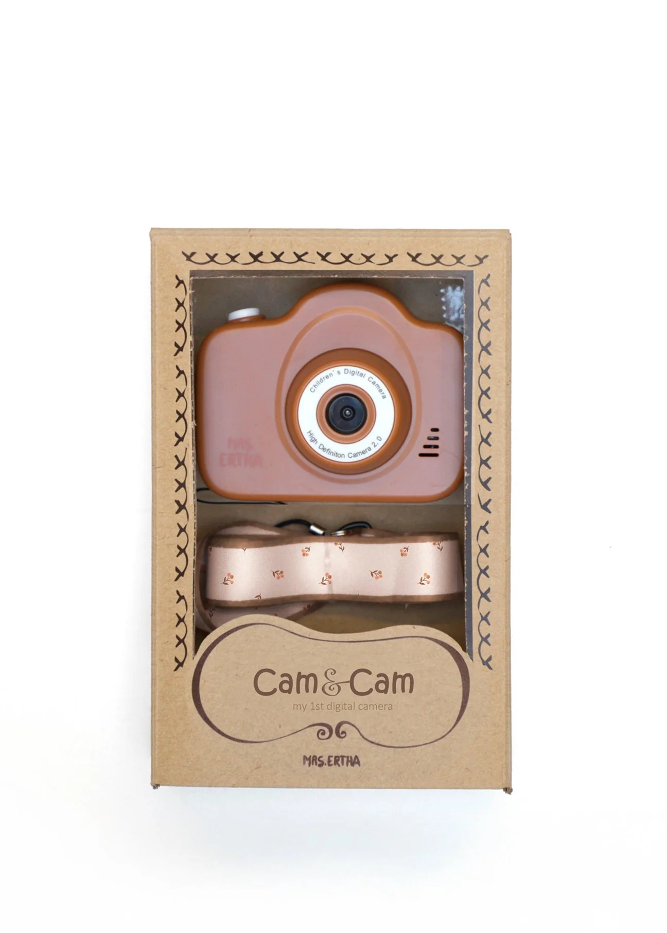 MRE1209-fbr1 Mrs Ertha Cam Cam v25 - Moj Prvi Fotoaparat - Flower Buds Rusted - Image 1