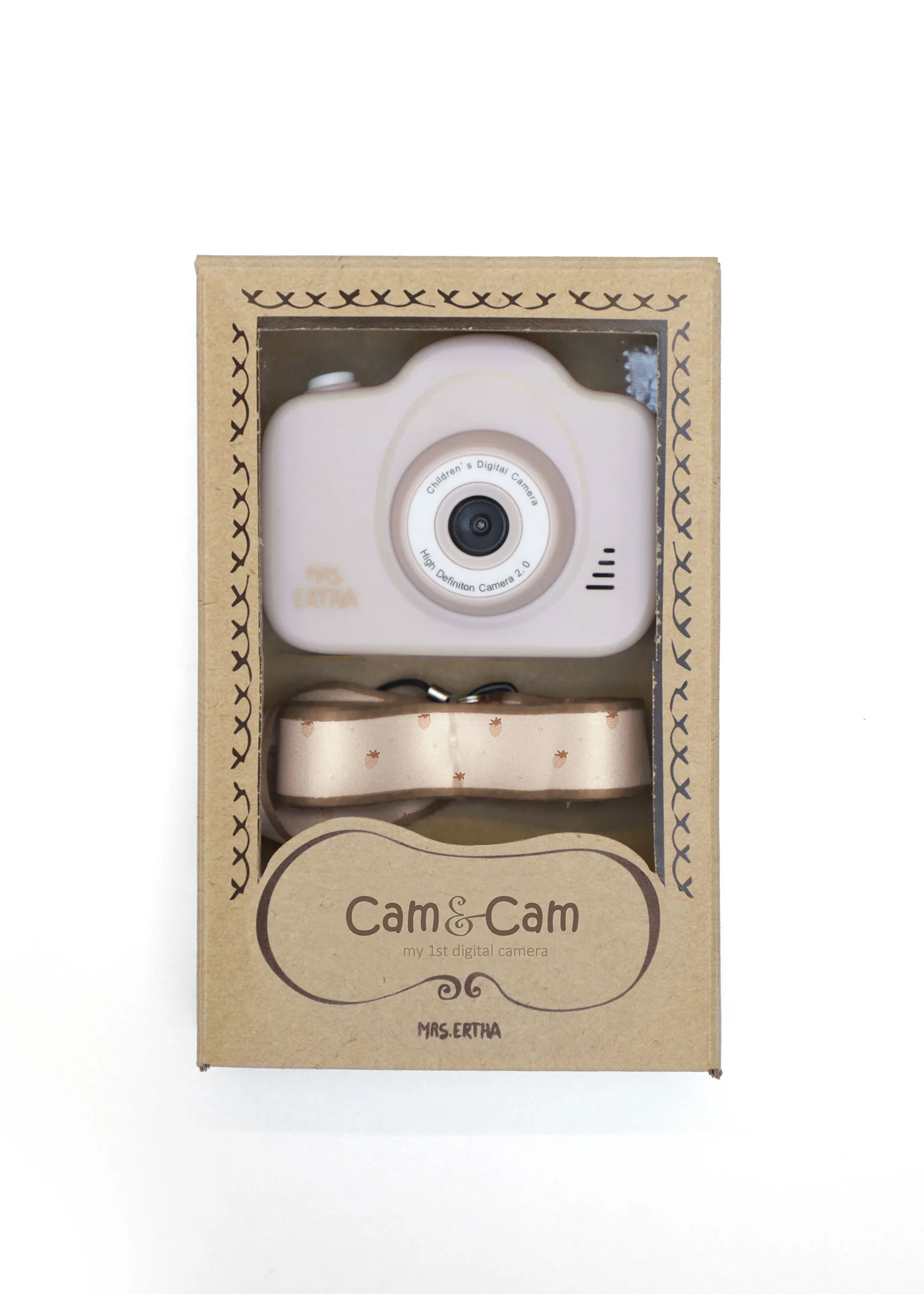 MRE1209-smb1 Mrs Ertha Cam Cam v25 - Moj Prvi Fotoaparat - Strawberries Mood Blush - Image 1