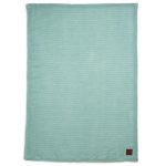 Elodie Tanka pletena dekica – Aqua Turquoise - Image 3