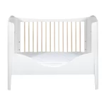 Troll Nursery dječiji krevetić i zaštitna ograda Wave 120x60cm - White/Wax - Image 3