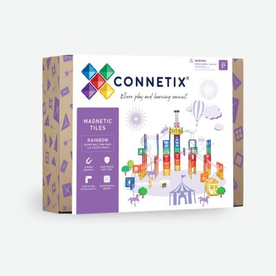 Connetix Tiles – Rainbow Super Ball Run set (134 kom) - Limitirano izdanje