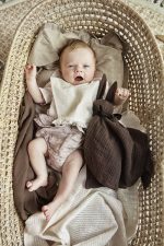 Elodie Tanka pletena dekica – Vanilla White - Image 2