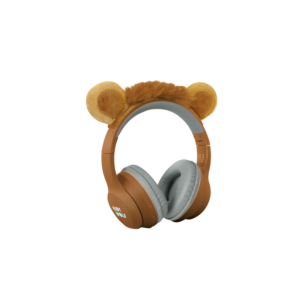 kidywolf kidyears bt dječije bluetooth slušalice s motivom 85 db – lion Kidywolf KIDYEARS Dječije Bluetooth slušalice s motivom 85 dB – Lion - Image 1