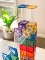 Connetix Tiles - Rainbow Ball Run set (92 kom) - Image 11