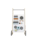 Tryco Drvena aktivnosna guralica sa Montessori tablom - White - Image 3
