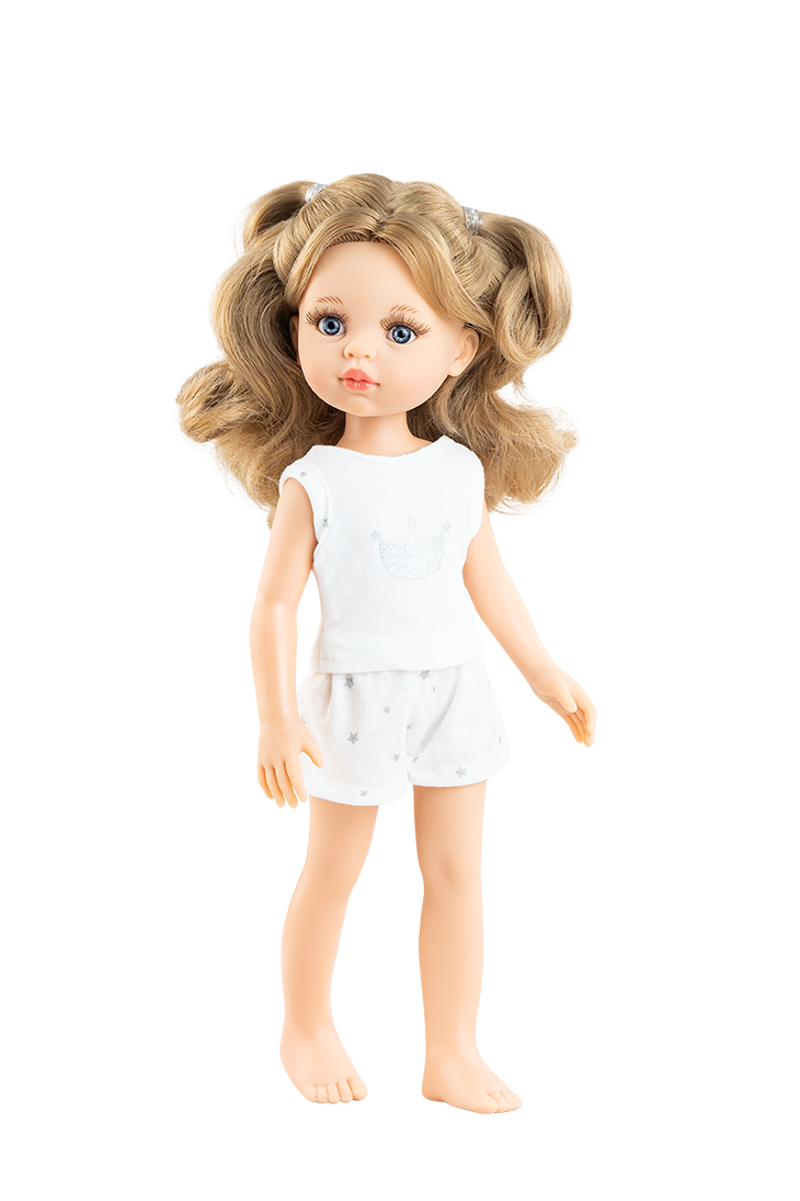 13230_CARLA_AMIGAS_PIJAMA Paola Reina lutka - Carla kovrdžava kosa, Amiga Pyjama 32cm - Image 1