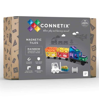 Connetix Tiles - Rainbow Transport set (50 kom)