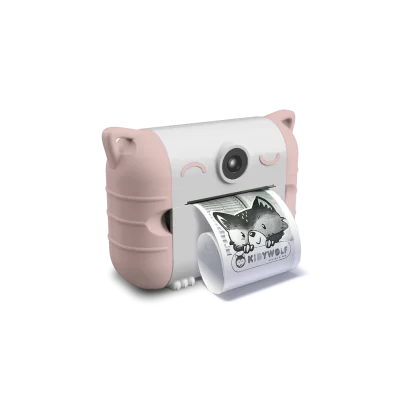 Kidywolf KIDYPRINT Dječiji instant fotoaparat s termo printerom (8MP) - Pink