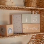 Label Label Drvene Milestone Kockice – Olive Green - Image 5