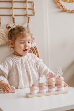 Label Label Drvena didaktička slagalica sa obručima - Pink - Image 7