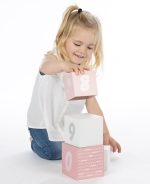 Label Label Drvene kocke za slaganje piramide sa brojevima - Pink - Image 4