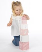 Label Label Drvene kocke za slaganje piramide sa brojevima - Pink - Image 5