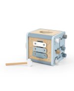 Label Label Drvena aktivnosna kocka - Blue - Image 4