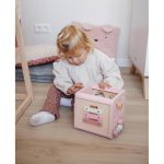 Label Label Drvena aktivnosna kocka - Pink - Image 5