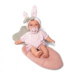 Antonio Juan lutka Petit s vrećicom za spavanje motiva mrkvice 27 cm - Image 4