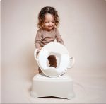 My Little Trainer Seat - Natural Beige - Dječija daska za wc školjku - Image 2