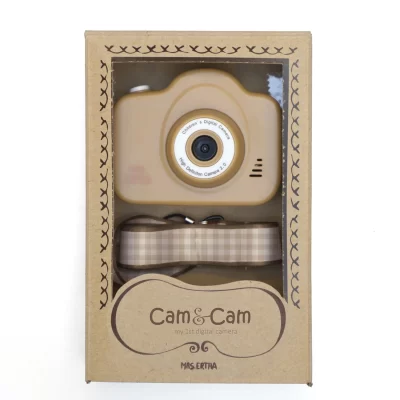Mrs Ertha Cam Cam v25 - Moj Prvi Fotoaparat - Soft Squares Peanut