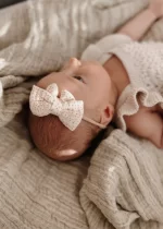 Mrs Ertha Traka za kosu s mašnom - Unique dots - Image 3