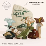 Le Toy Van Drvene životinjice za slaganje Jurassic - Image 2