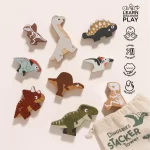 Le Toy Van Drvene životinjice za slaganje Jurassic - Image 3