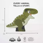 Le Toy Van Drvene životinjice za slaganje Jurassic - Image 4