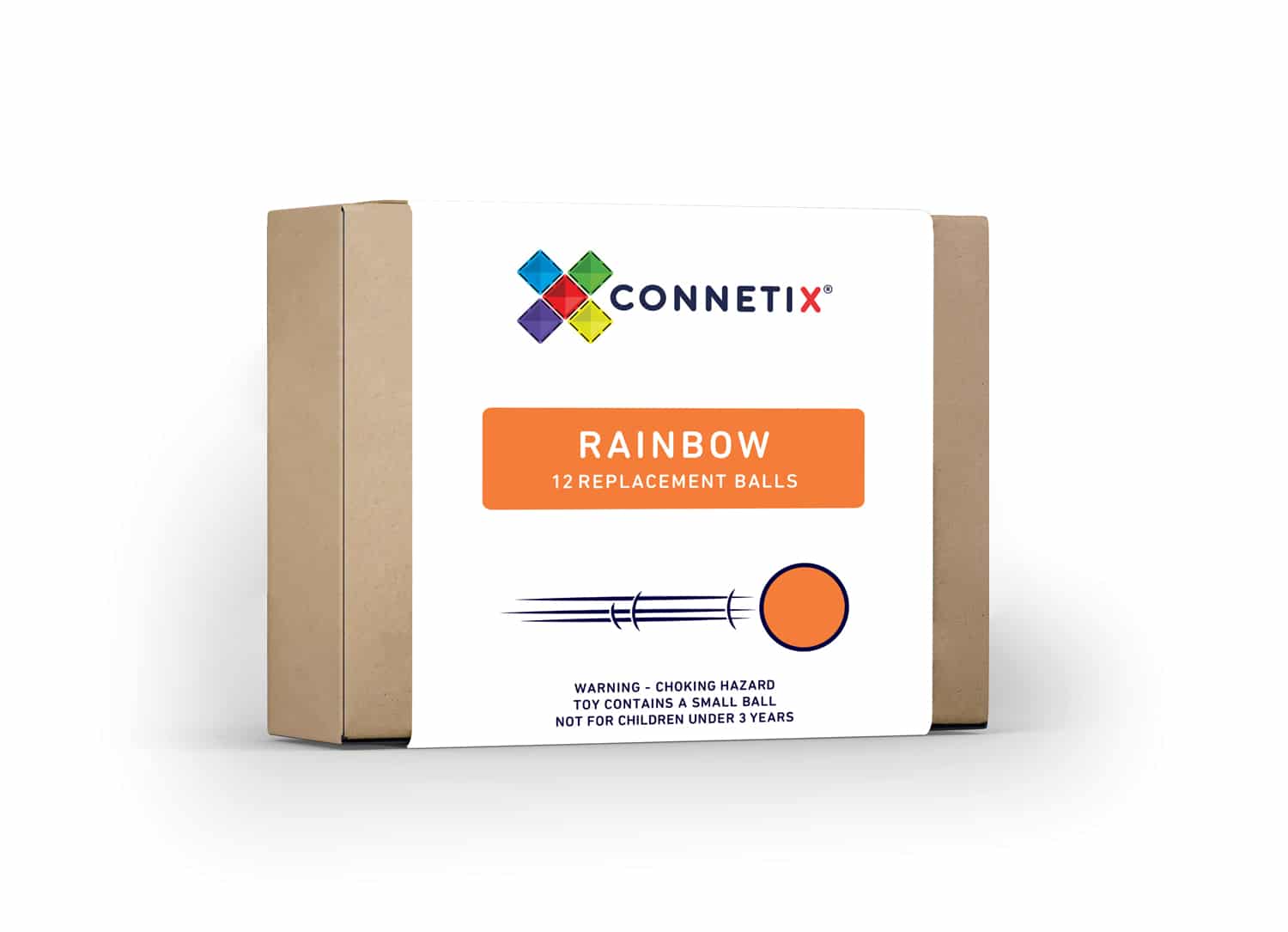 Repl.-12-pack Connetix Tiles - Rainbow Ball Run Replacement set (12 kom) - Image 1