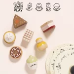 Le Toy Van Drveni trospratni stalak za kolače - Image 3