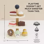 Le Toy Van Drveni trospratni stalak za kolače - Image 2