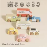 Le Toy Van Set drvenih autića - Vintage - Image 3