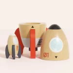 Le Toy Van Drveni set raketa – Svemirska misija - Image 8
